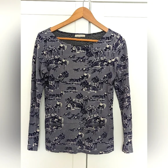 White stuff long sleeve top size 8 - Picture 3 of 9